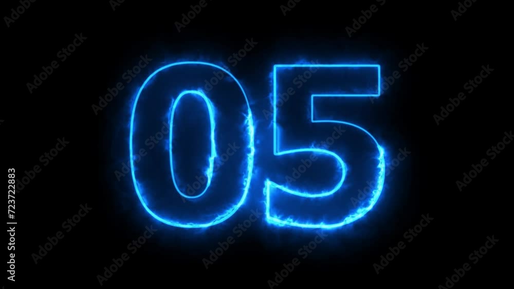 10 seconds timer countdown 4k animation . 10 seconds timer countdown 4k animation .