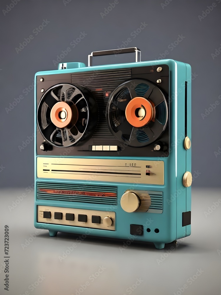 tape recorder minimalist design