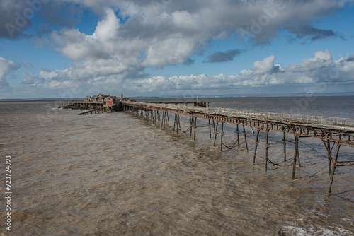 Alte Pier Birnbeck bei Weston-Super-Mare  UK 