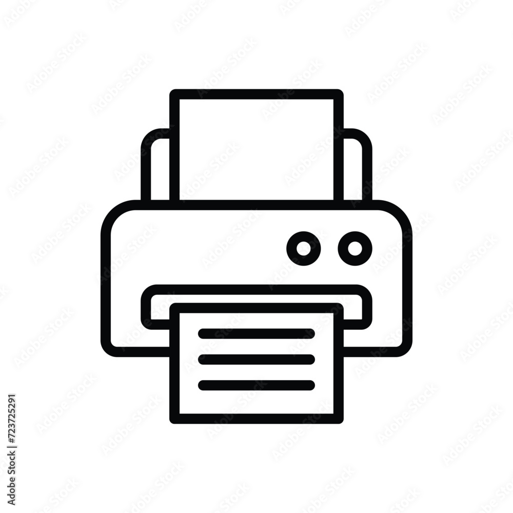printer icon vector design template simple and clean printer icon vector design template simple and clean