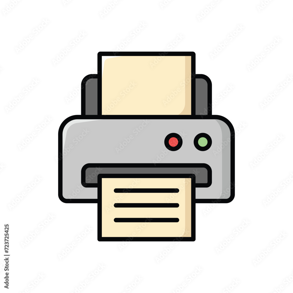 printer icon vector design template simple and clean printer icon vector design template simple and clean