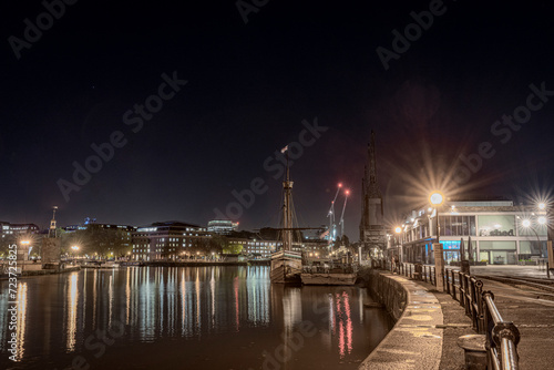 Foto historischer Hafen in Bristol, UK
