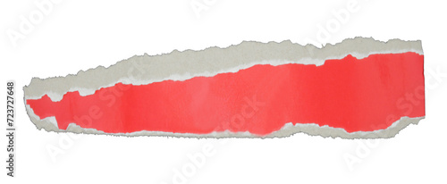 piece of white paper tear isolated on transparent background png file