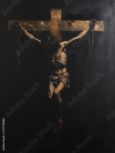 Jesus Christ crucified  background poster  wallpaper  religion  golgotha hill