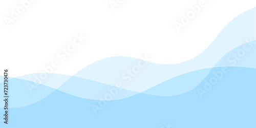 水色の穏やかな波模様の背景