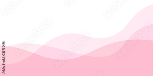 ピンク色の穏やかな波模様の背景