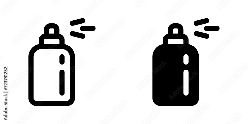 Editable spray perfume vector icon. Barbershop, lifestyle, grooming. Part of a big icon set family. Perfect for web and app interfaces, presentations, infographics, etc Editable spray perfume vector icon. Barbershop, lifestyle, grooming. Part of a big icon set family. Perfect for web and app interfaces, presentations, infographics, etc