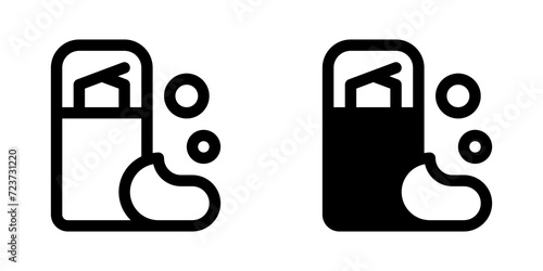 Editable shaving cream vector icon. Barbershop, lifestyle, grooming. Part of a big icon set family. Perfect for web and app interfaces, presentations, infographics, etc