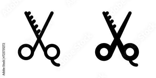 Editable shears vector icon. Barbershop, lifestyle, grooming. Part of a big icon set family. Perfect for web and app interfaces, presentations, infographics, etc