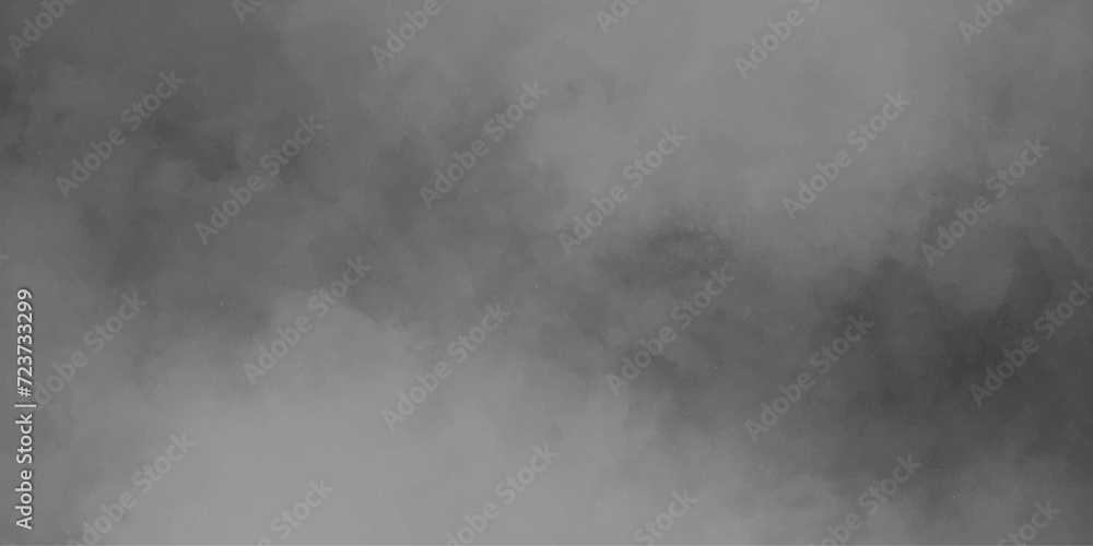 Gray mist or smog gray rain cloud before rainstorm.fog effect transparent smoke lens flare smoke exploding hookah on,texture overlays.realistic illustration.brush effect.
