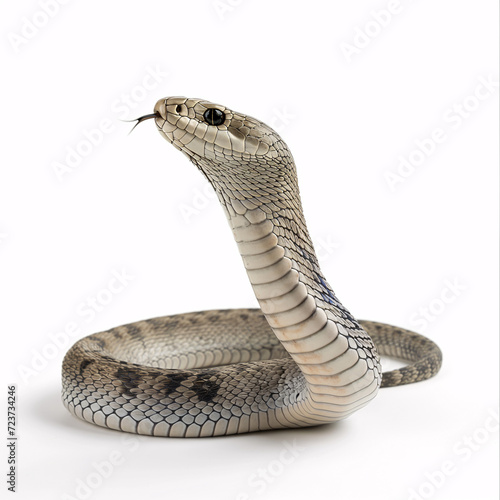 African Egyptian Cobra Snake © Pierre Villecourt