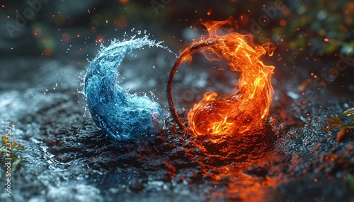 Fiery Fountain Generative AI