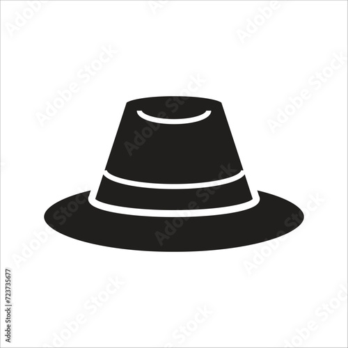 hat vector icon line template