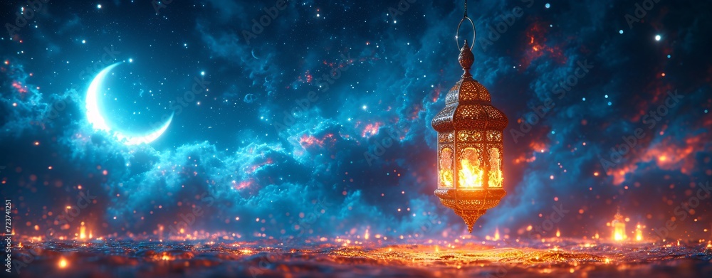 Glowing Lamp in the Sky: A Celestial Celebration of the Full Moon Generative AI Glowing Lamp in the Sky: A Celestial Celebration of the Full Moon Generative AI