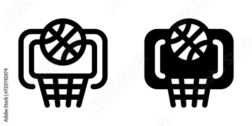 Editable basketball vector icon. Sports, match, game. Part of a big icon set family. Perfect for web and app interfaces, presentations, infographics, etc