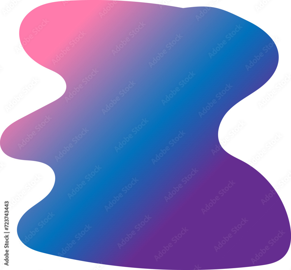 a figure with a blue-blue pink gradient a figure with a blue-blue pink gradient