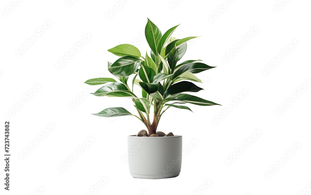 potted plant with mud on white or PNG transparent background.