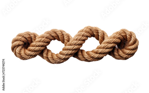 rope swirling on white or PNG transparent background.