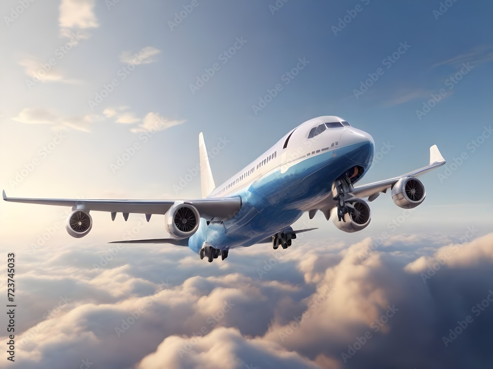 flying airplane flying airplane