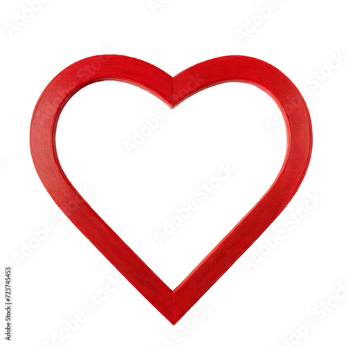 Romantic Heart-Shaped Wooden Frame, perfect for valentine day