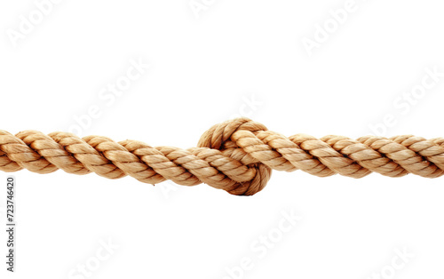 rope for various purposes brown in color on white or PNG transparent background.