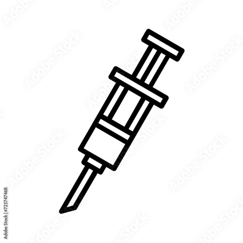 Contraceptive Injection line icon