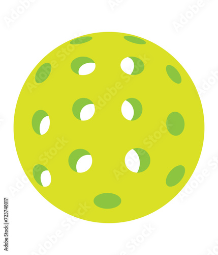 Pickleball Vector. You can use it as club logo, banner design etc.