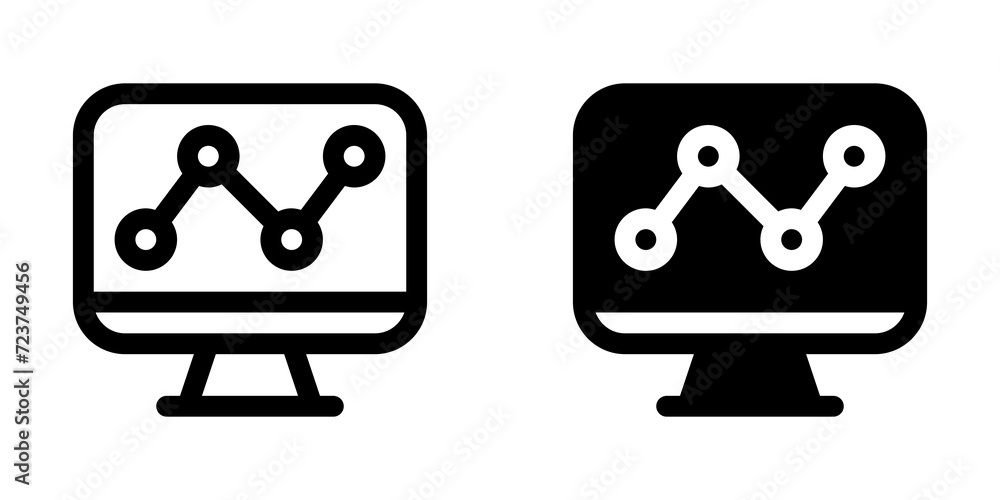 Editable dashboard, computer, chart vector icon. SEO, marketing, business. Part of a big icon set family. Perfect for web and app interfaces, presentations, infographics, etc Editable dashboard, computer, chart vector icon. SEO, marketing, business. Part of a big icon set family. Perfect for web and app interfaces, presentations, infographics, etc