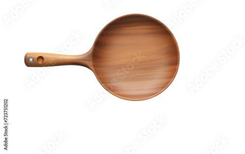 frying pan and spatula on white or PNG transparent background. photo