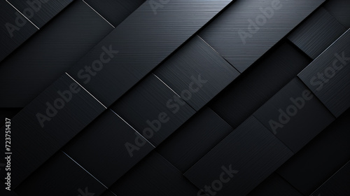 Black minimal geometric shape carbon fiber background wallpaper design