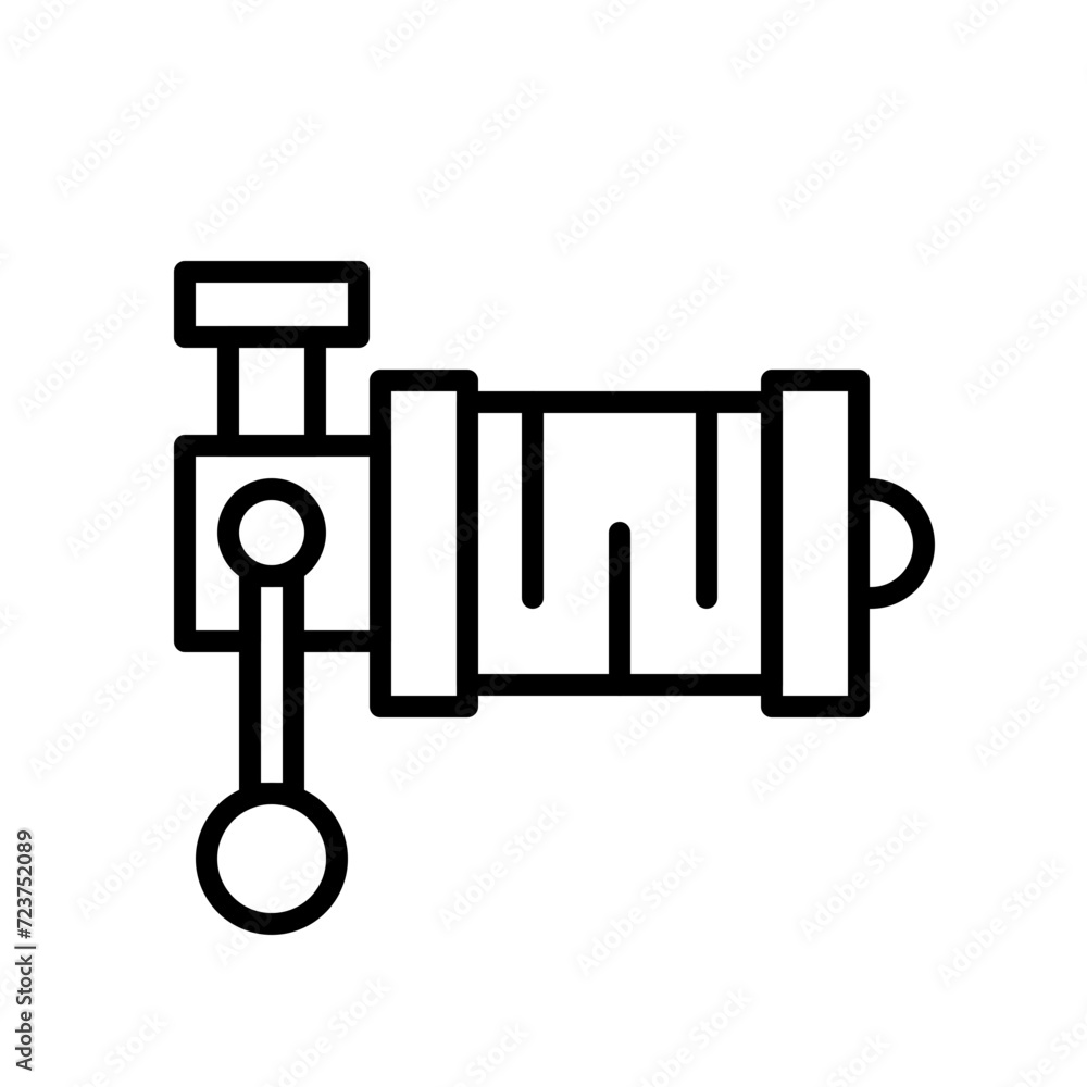 fishing hoist line icon fishing hoist line icon