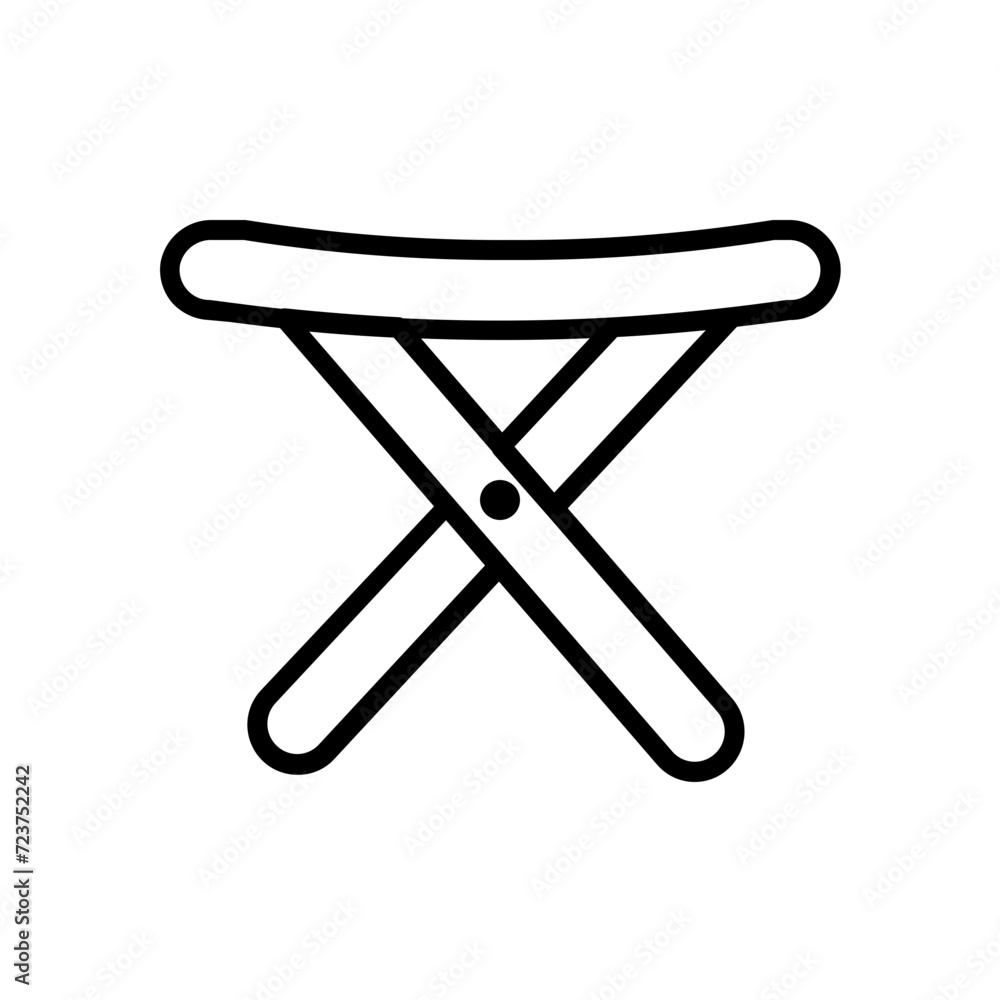Lounge chairs line icon Lounge chairs line icon