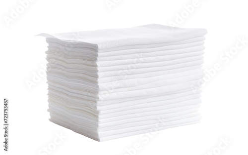 paper stack for writing purpose on white or PNG transparent background.