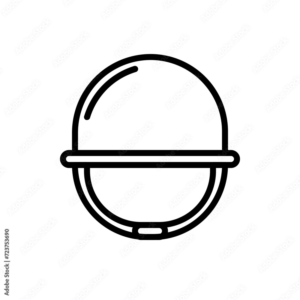 helmet line icon helmet line icon