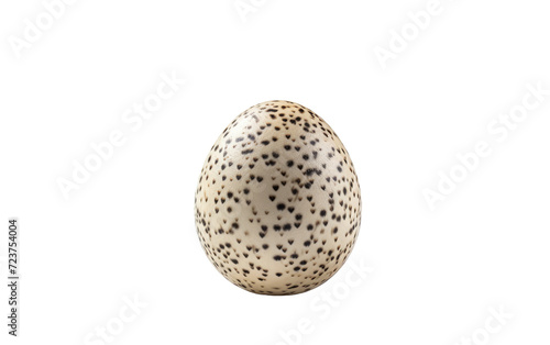 egg quail tiny looked handmade on white or PNG transparent background.