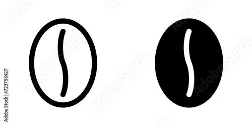 Editable coffee bean vector icon. Cafe, coffee shop, restaurant, drink, beverages. Part of a big icon set family. Perfect for web and app interfaces, presentations, infographics, etc