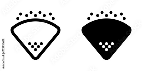 Editable coffee filter vector icon. Cafe, coffee shop, restaurant, drink, beverages. Part of a big icon set family. Perfect for web and app interfaces, presentations, infographics, etc