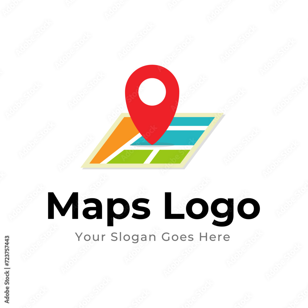 Map Pin Logo Design Element. Map pin location icon logo design Map Pin Logo Design Element. Map pin location icon logo design