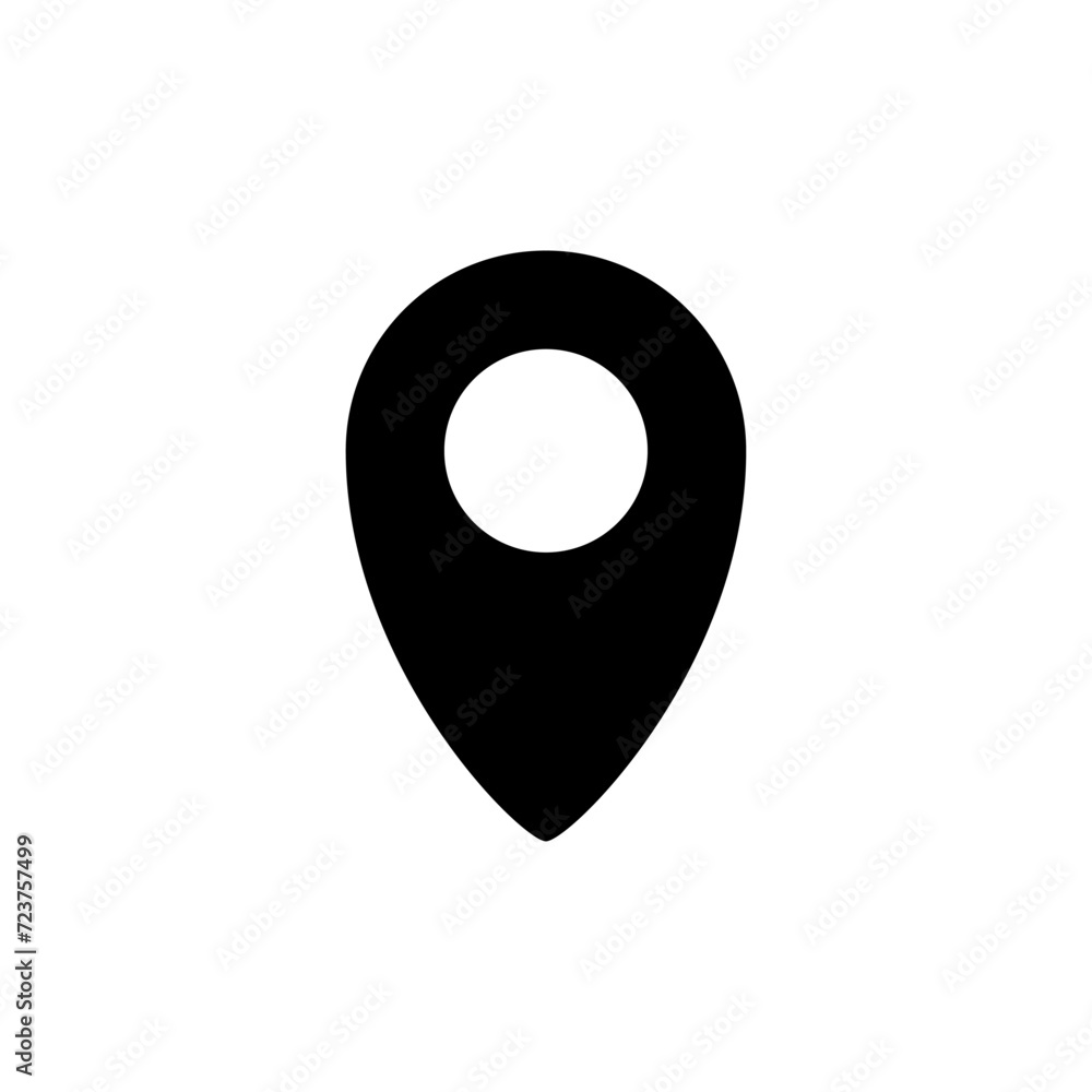 Pin icon vector. Location icon symbol isolated
Pin icon vector. Location icon symbol isolated
