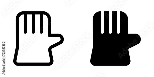 Editable rubber gloves vector icon. Part of a big icon set family. Perfect for web and app interfaces, presentations, infographics, etc