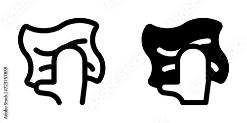 Editable wipe clean hand vector icon. Part of a big icon set family. Perfect for web and app interfaces, presentations, infographics, etc