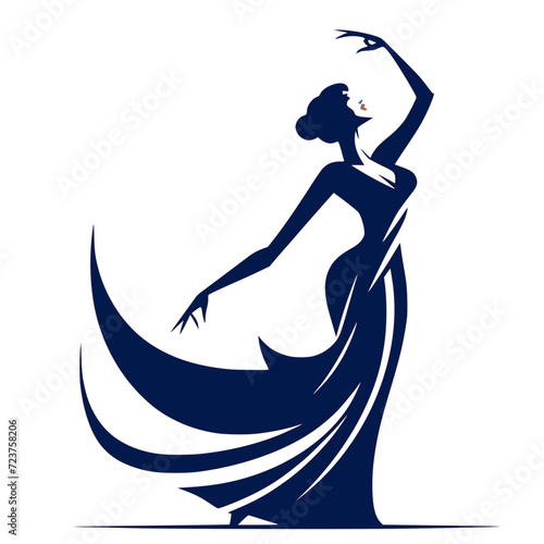 Woman Performing Flamenco Dance