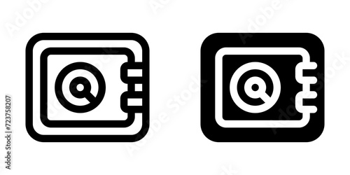 Editable deposit box, safebox vector icon. Part of a big icon set family. Perfect for web and app interfaces, presentations, infographics, etc