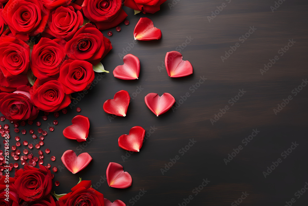 red rose petals on a red background red rose petals on a red background