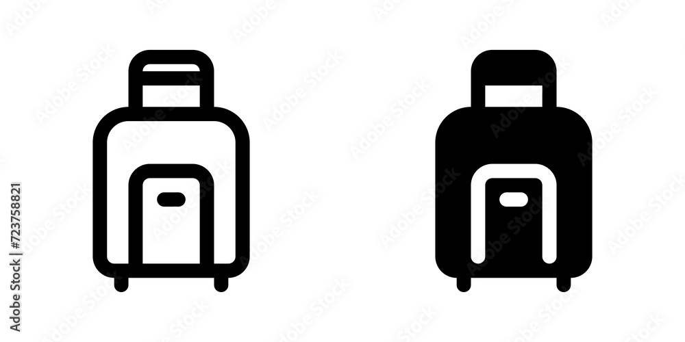 Editable luggage vector icon. Part of a big icon set family. Perfect for web and app interfaces, presentations, infographics, etc