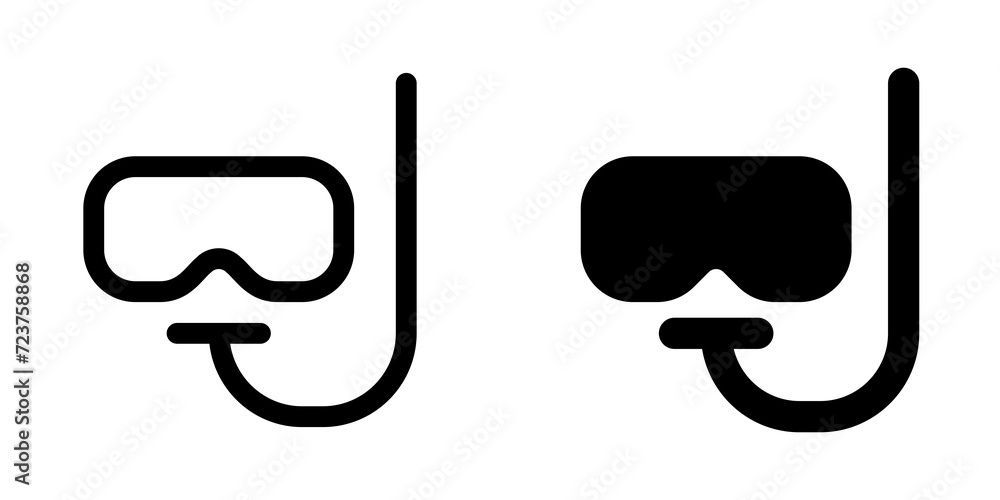 Editable snorkel vector icon. Part of a big icon set family. Perfect for web and app interfaces, presentations, infographics, etc Editable snorkel vector icon. Part of a big icon set family. Perfect for web and app interfaces, presentations, infographics, etc