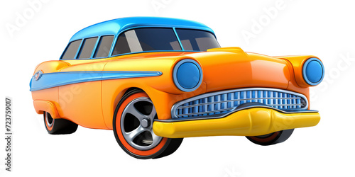 3D cartoon car sedan