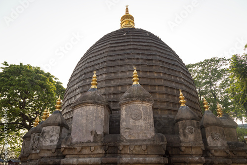Top view of the Kamakhya Mandir temple in Guwahati, Assam state, North East India photo