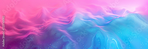 Retro-futuristic vibes in a neon pink, blue, and purple gradient with a grainy texture. Ideal for a unique and trendy poster or banner.
