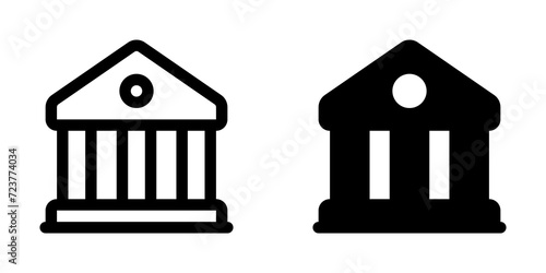 Editable bank, museum, library vector icon. Part of a big icon set family. Perfect for web and app interfaces, presentations, infographics, etc